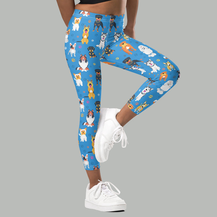 Blue Dogs Leggings