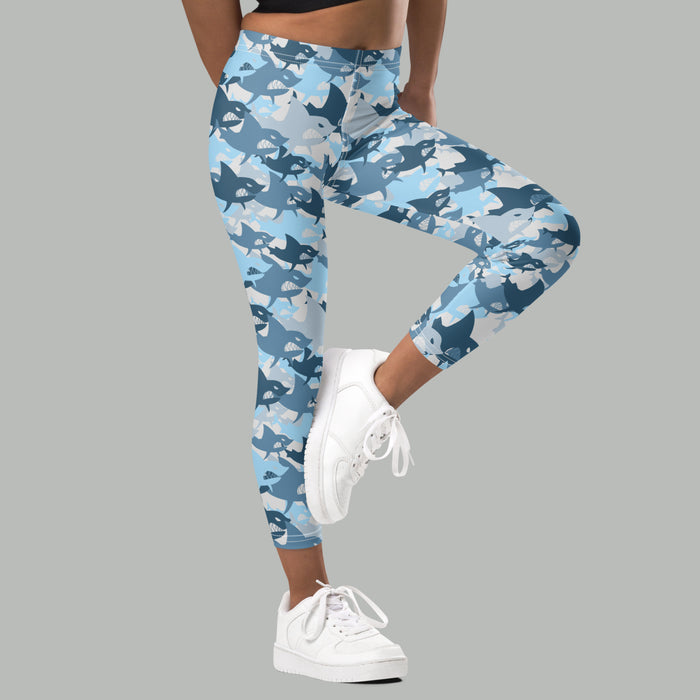 Camouflage Sharks Leggings