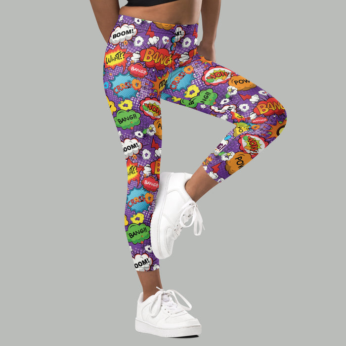 Kids/Youth Comic Bubbles Leggings