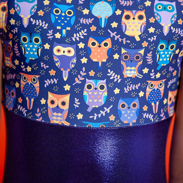 Purple Owls Leotard