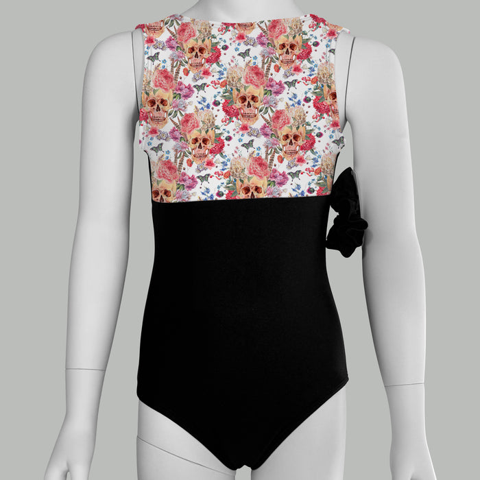 Floral Skulls Leotard