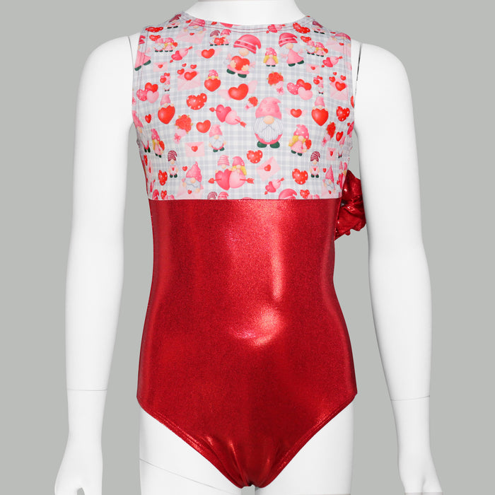 Valentine's Day Gnomes Leotard