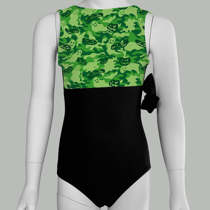 Camouflage Green Ghosts Leotard