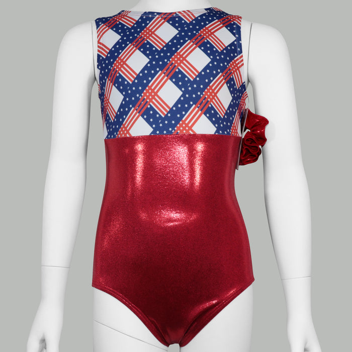 Stars & Stripes Plaid Leotard