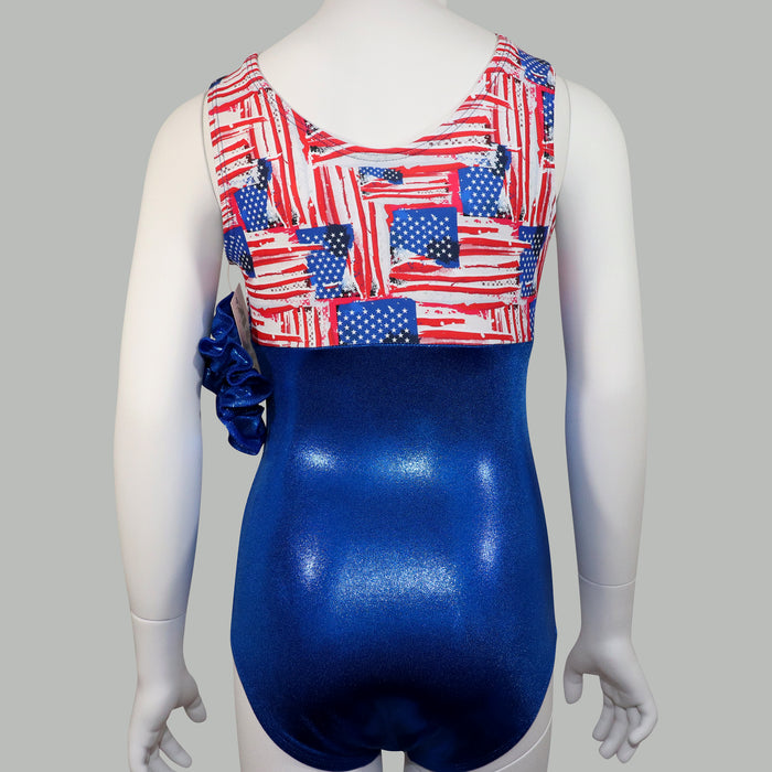 USA Patriotic Flags Leotard