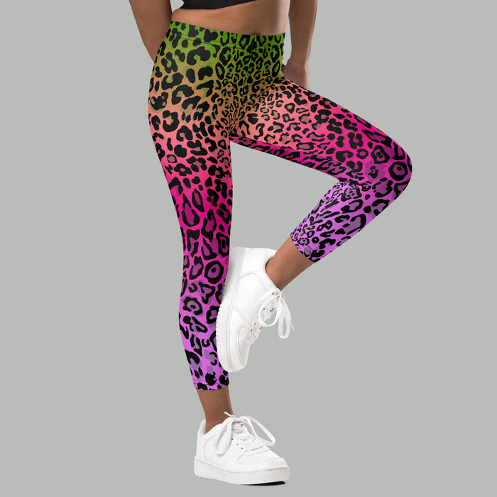 Rainbow Animal Print Leggings