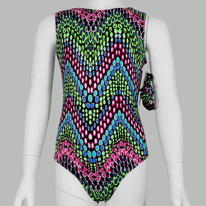 Chevron Snakeskin Leotard