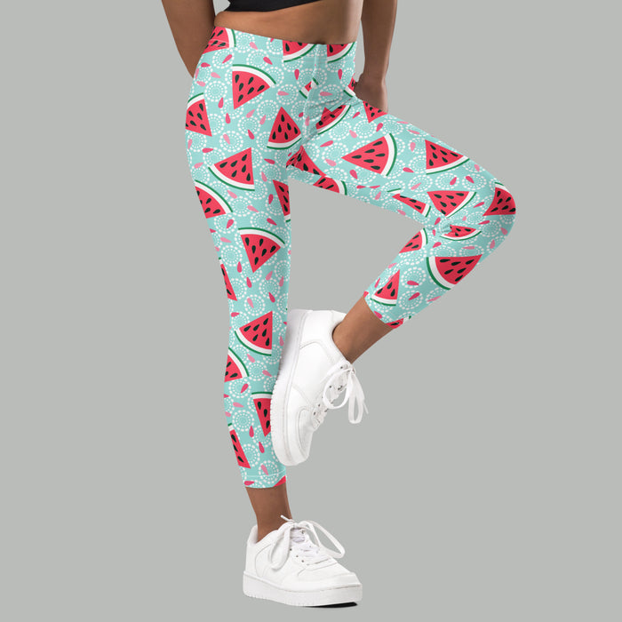 Kids/Youth Watermelon Slices Leggings