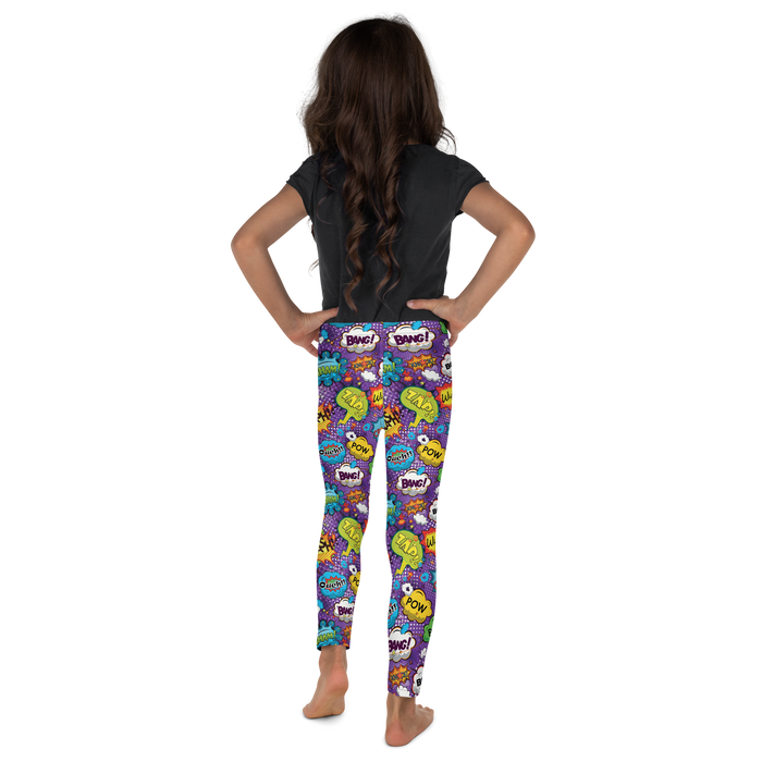 Kids/Youth Comic Bubbles Leggings