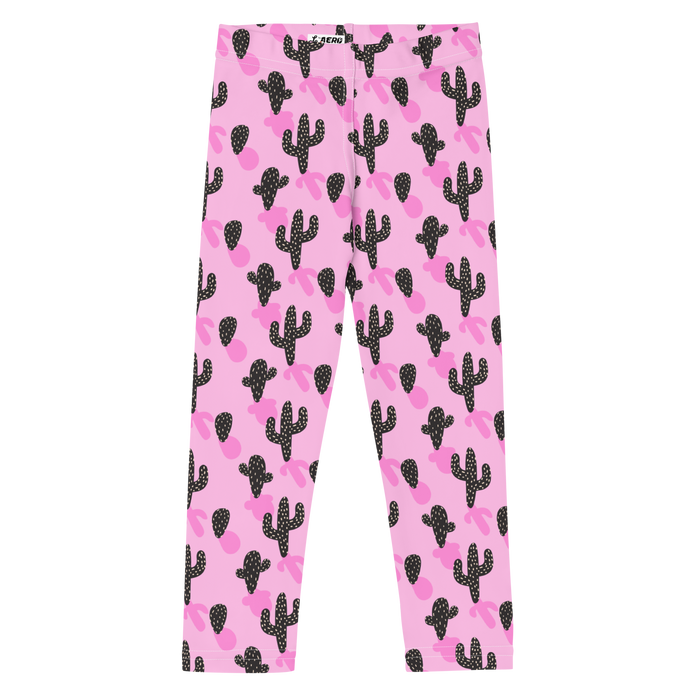 Kids/Youth Pink Cactus Leggings