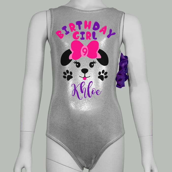 Birthday Puppy Dog Leotard