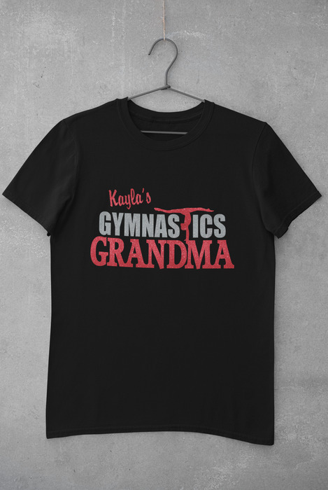 Personalized Gymnastics Grandma T-Shirt