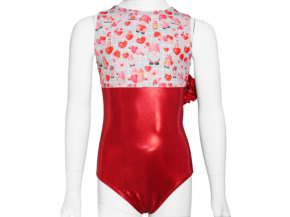 Valentine's Day Gnomes Leotard